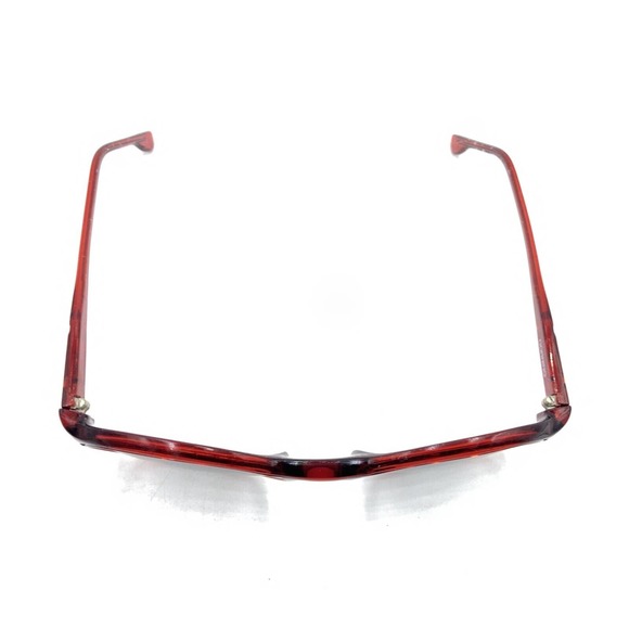 Corning Vintage 4081M Translucent Red Round Sunglasses Gray Lens 70-20 135 Italy - Picture 3 of 12